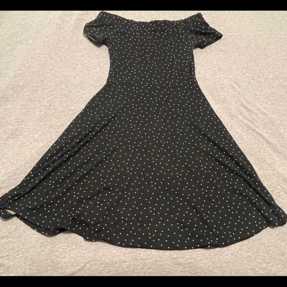 polka dot skater dress